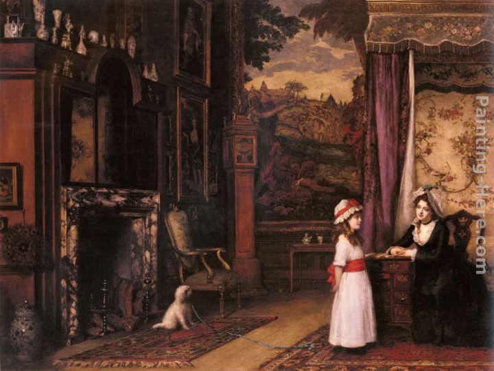 William Maw Egley The Morning Lesson